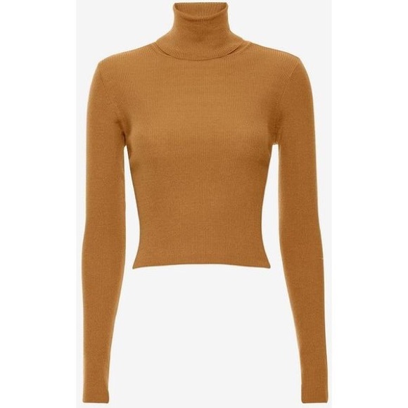 NWOT A.L.C. Milo Cropped Ribbed Turtleneck xs - Picture 4 of 8